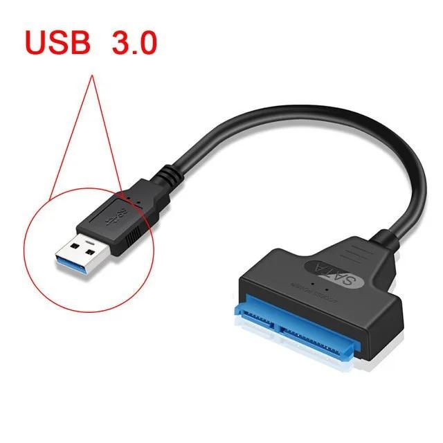 SATA to USB 3.0 2.0 ̺, ִ 6 Gbps, 2.5 ġ  HDD SSD ϵ ̺ SATA 3 22  , USB 3.0 to Sata III ڵ